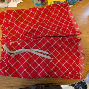 Oakley Red and White Patterned Shorts